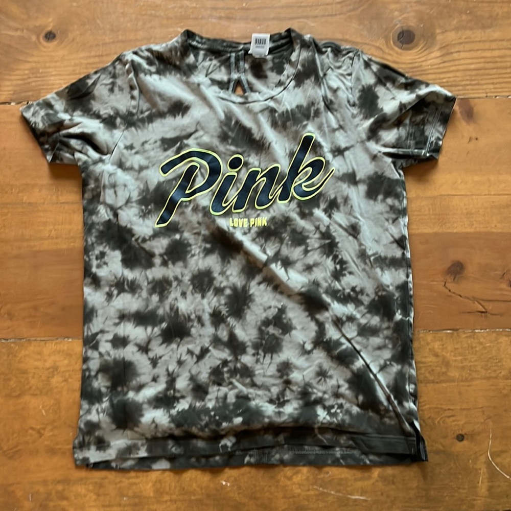 PINK tie-dye T-shirt